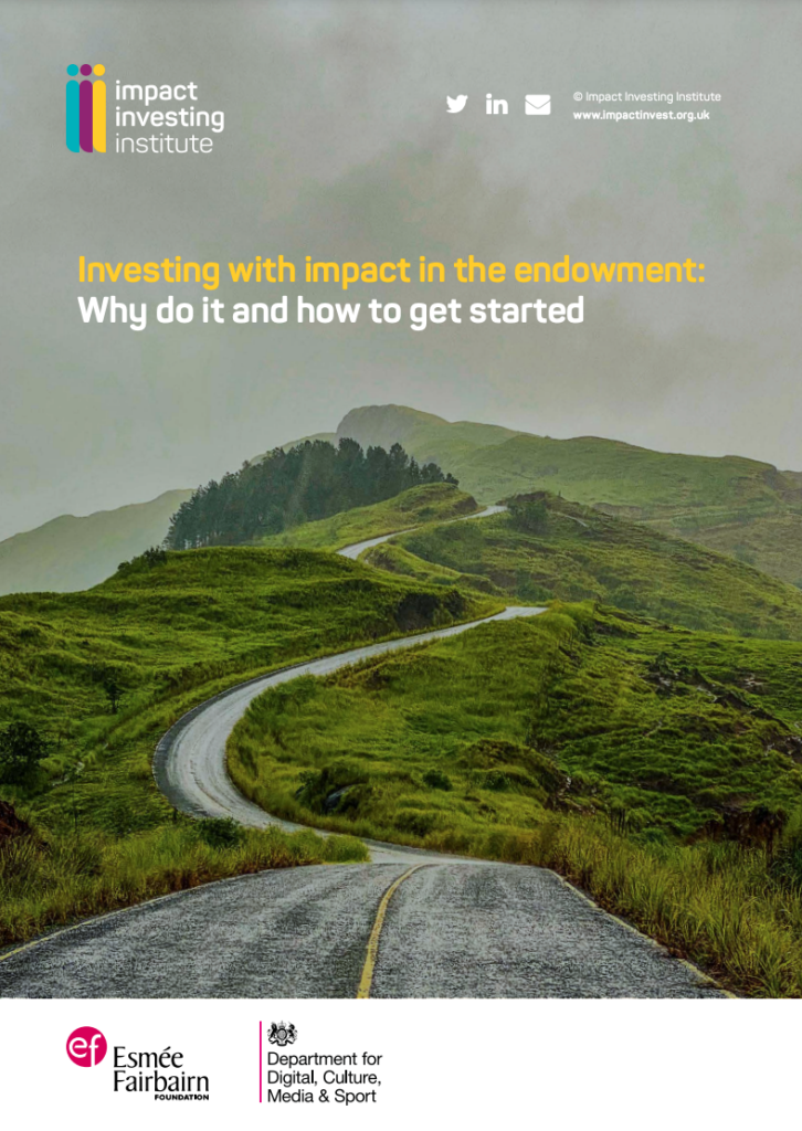 Investing with impact in the endowment:
Why do it and how to get started